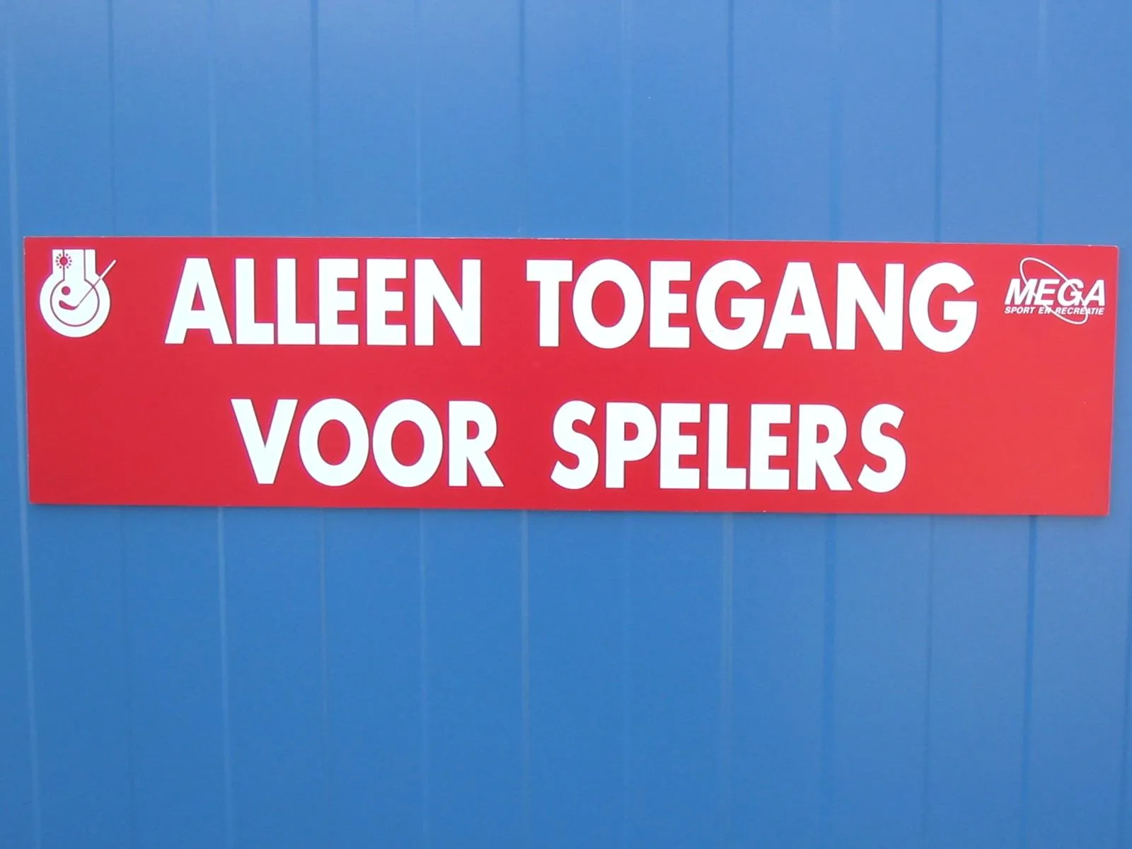 Alleen toegang voor spelers