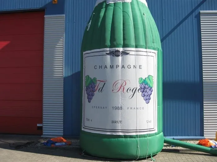 Champagnefles Opblaasbaar