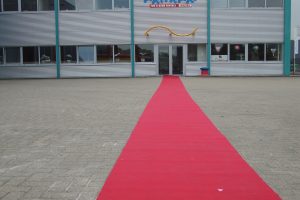 Opening promotie rode loper evenement VIP huren roter teppich premierenteppich event mieten