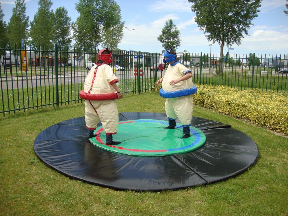 Spel sumo worstelen volwassenen verhuur Spiele sumo ringen erwachsenen verleih