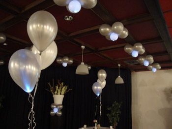 ballon LED lampjes water dicht versiering decoratie feest nijmegen