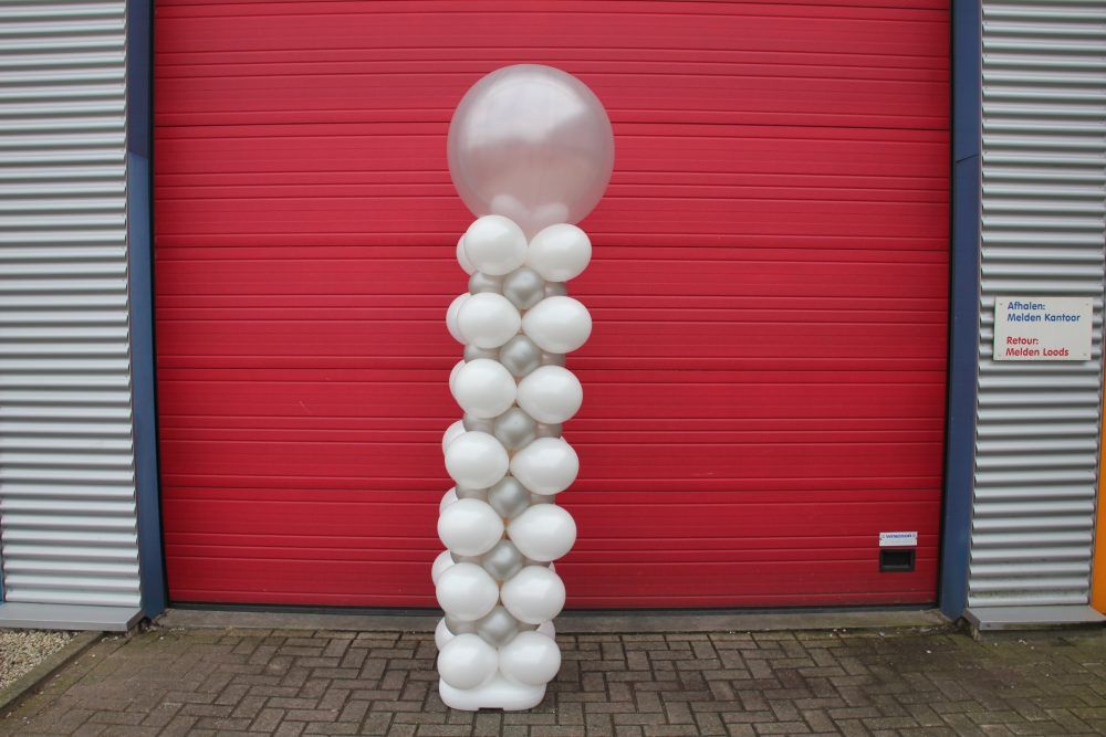 ballonnen ballonpilaar vierkant wijchen