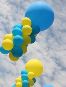 ballonnen ballonslinger voor aan_paal helium ballon nijmegen