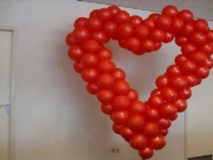 ballonnen hart op statief ballon nijmegen