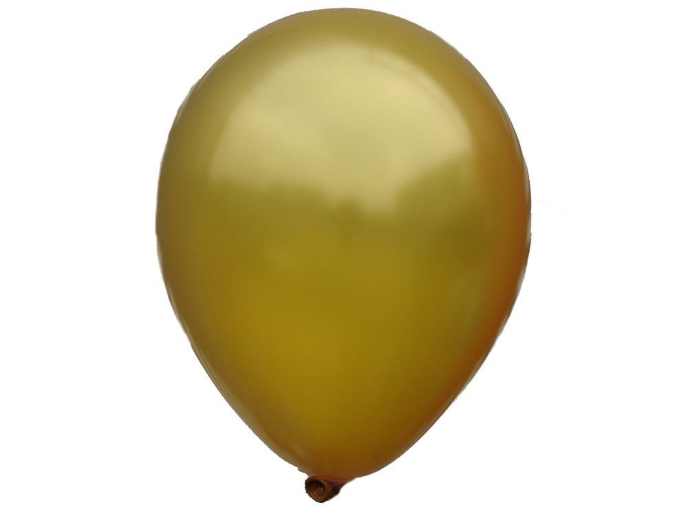 ballonnen metallic ballon 35cm met lucht en stokje beuningen